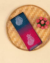 SC4402 - Litchi Silk With Zari Lines Along Body